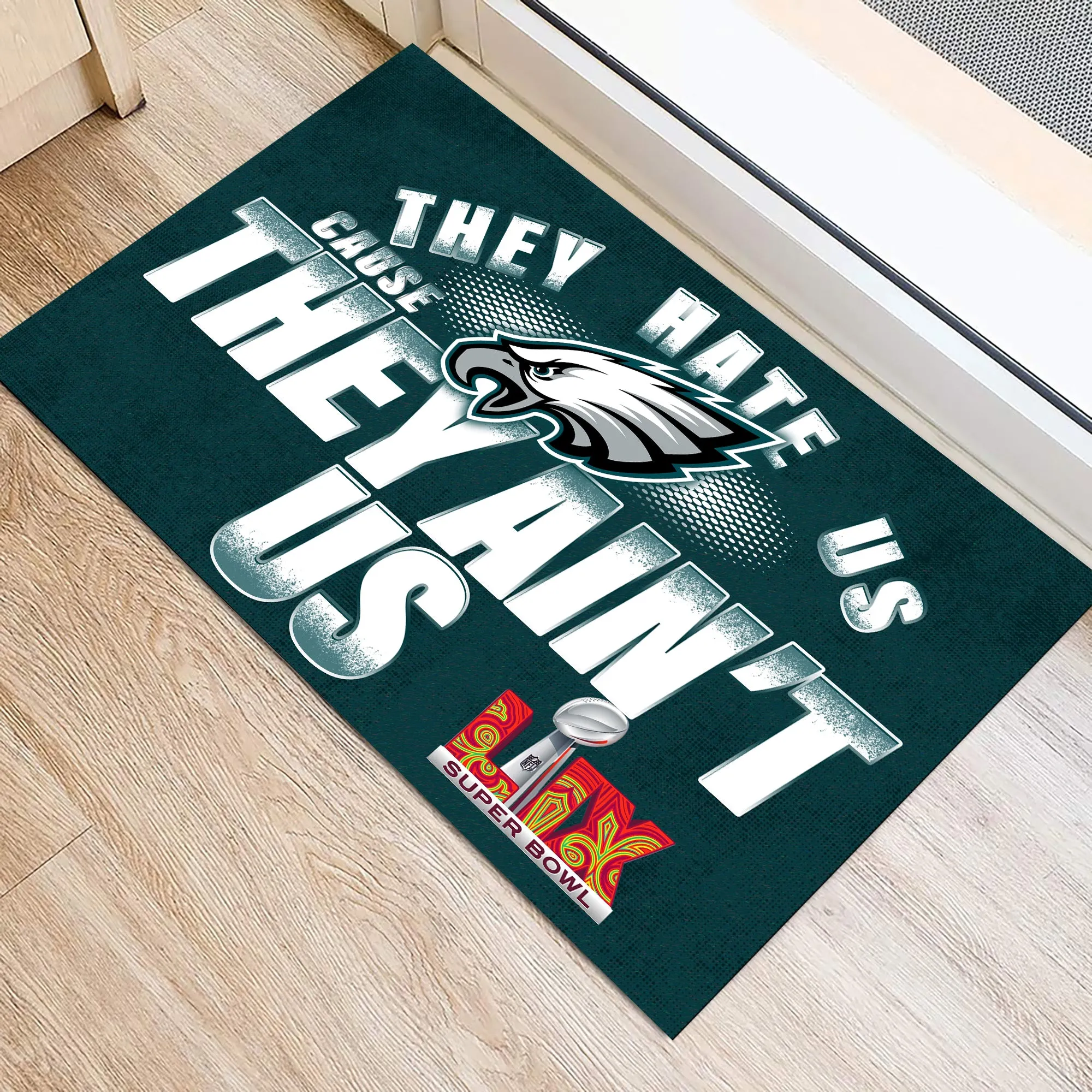 They Hate Us cause They Ain't Us - Anti Slip Indoor Doormat - PLDPAEG