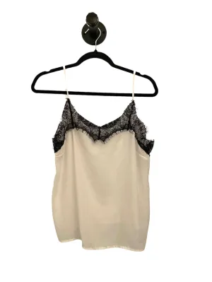 THRIFT- Strappy Lace White Top