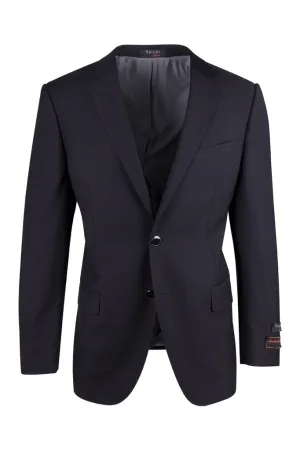 Tiglio Luxe Novello Black Modern Fit Pure Wool Blazer TIG1001
