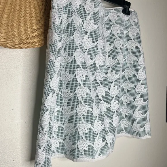 Tory Burch Blue and White Skirt Pencil Skirt
