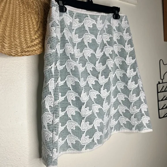 Tory Burch Blue and White Skirt Pencil Skirt