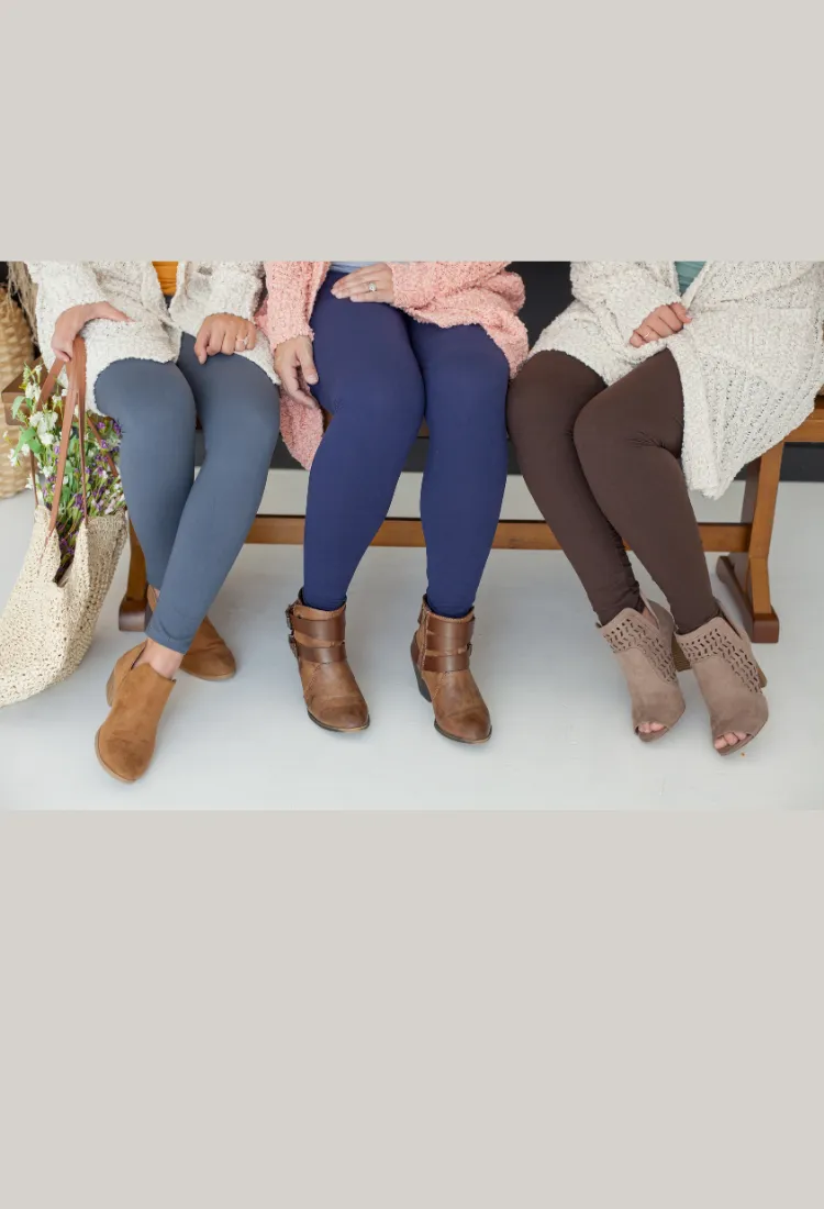 Ultra Soft 5” Waist Leggings Reg-Plus sizes
