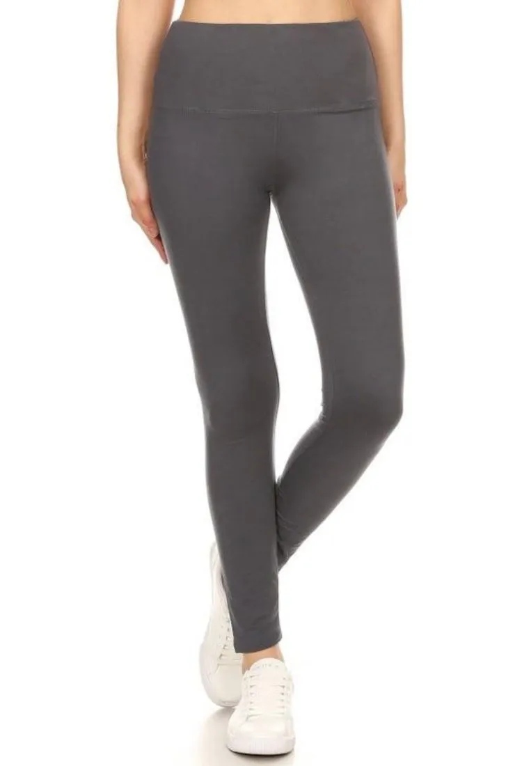 Ultra Soft 5” Waist Leggings Reg-Plus sizes