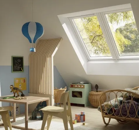VELUX GPLS FFK08 2070 2-in-1 Double Glazed Top-Hung Window (127 x 140cm)