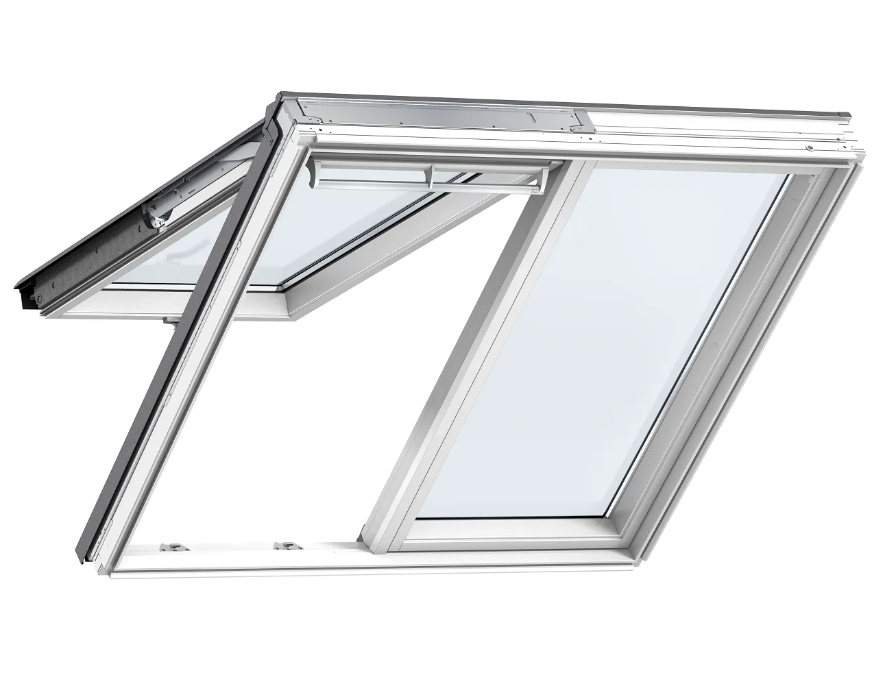VELUX GPLS FFK08 2070 2-in-1 Double Glazed Top-Hung Window (127 x 140cm)