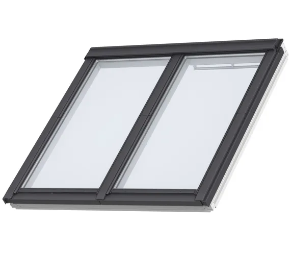 VELUX GPLS FFK08 2070 2-in-1 Double Glazed Top-Hung Window (127 x 140cm)