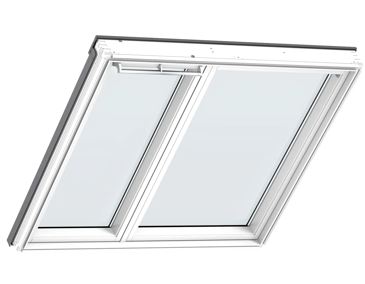 VELUX GPLS FMK08 2070 2-in-1 Double Glazed Top-Hung Window (139 x 140cm)