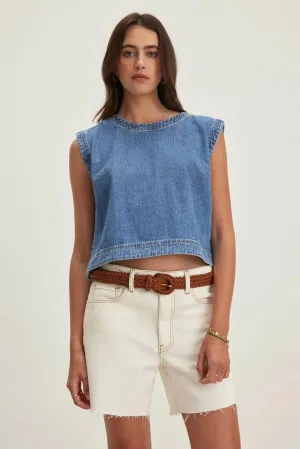 Velvet - Loren Tank Top in Indigo