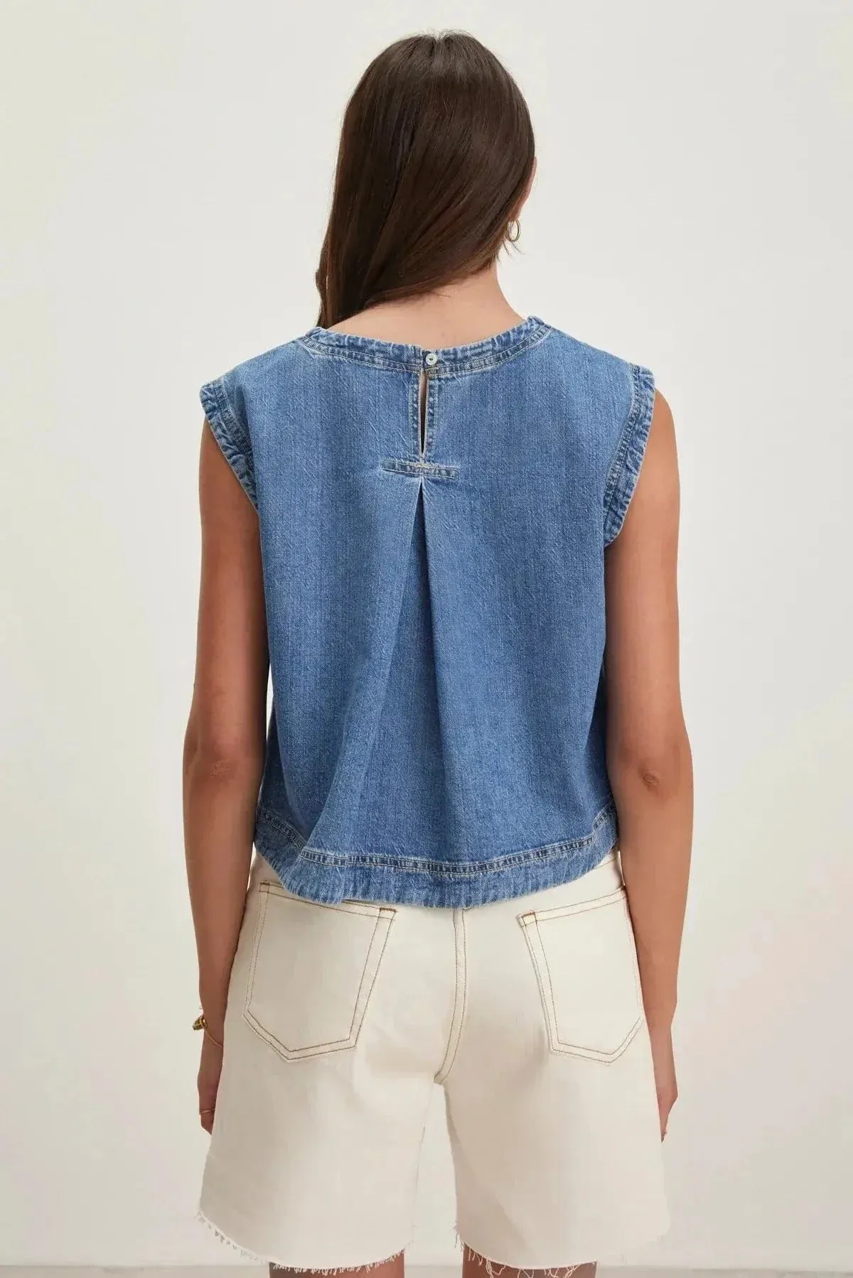 Velvet - Loren Tank Top in Indigo