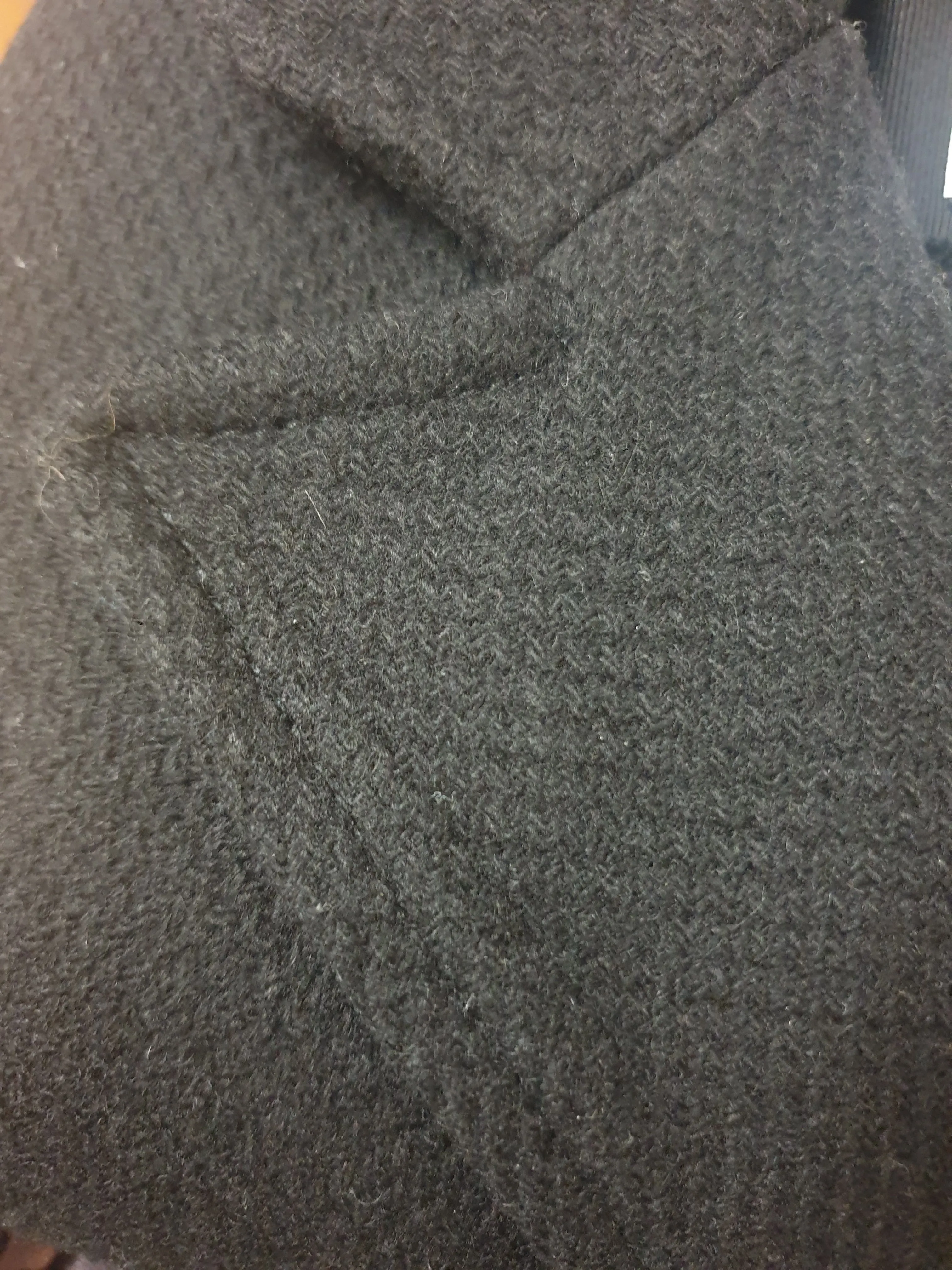 Veronica Maine black wool mix coat size 6, fits 8-10