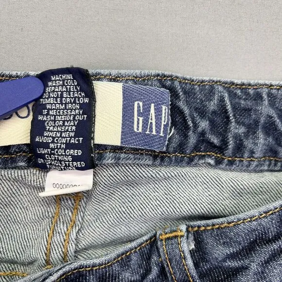 Vintage 2001 Women's Gap Jeans Boot Cut Mid Rise Stretch Size 6‎