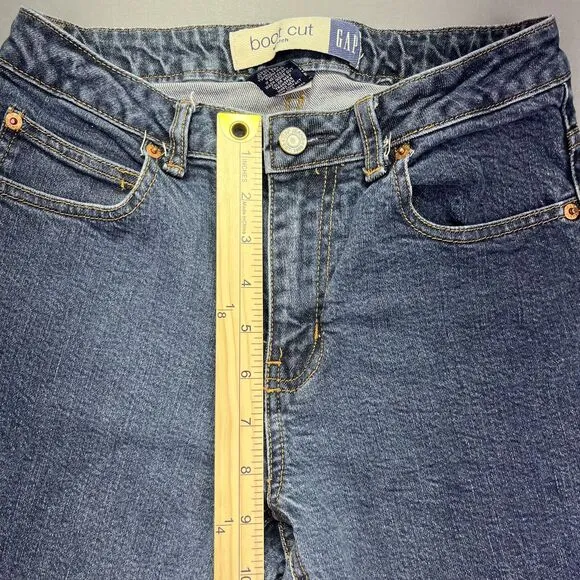 Vintage 2001 Women's Gap Jeans Boot Cut Mid Rise Stretch Size 6‎