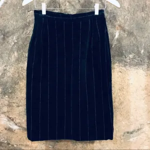 vintage velvet pinstripe skirt Erreuno Milano