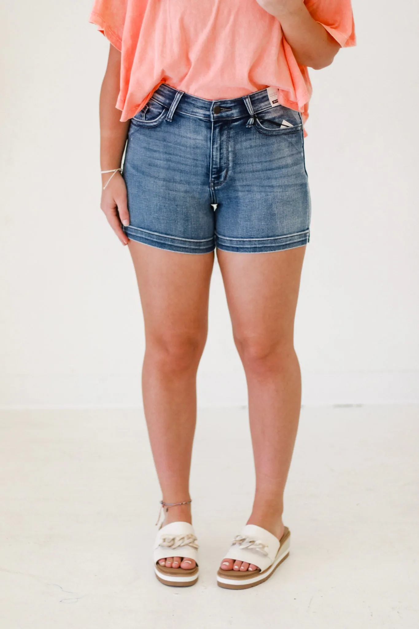 Way Back When Denim Judy Blue Shorts