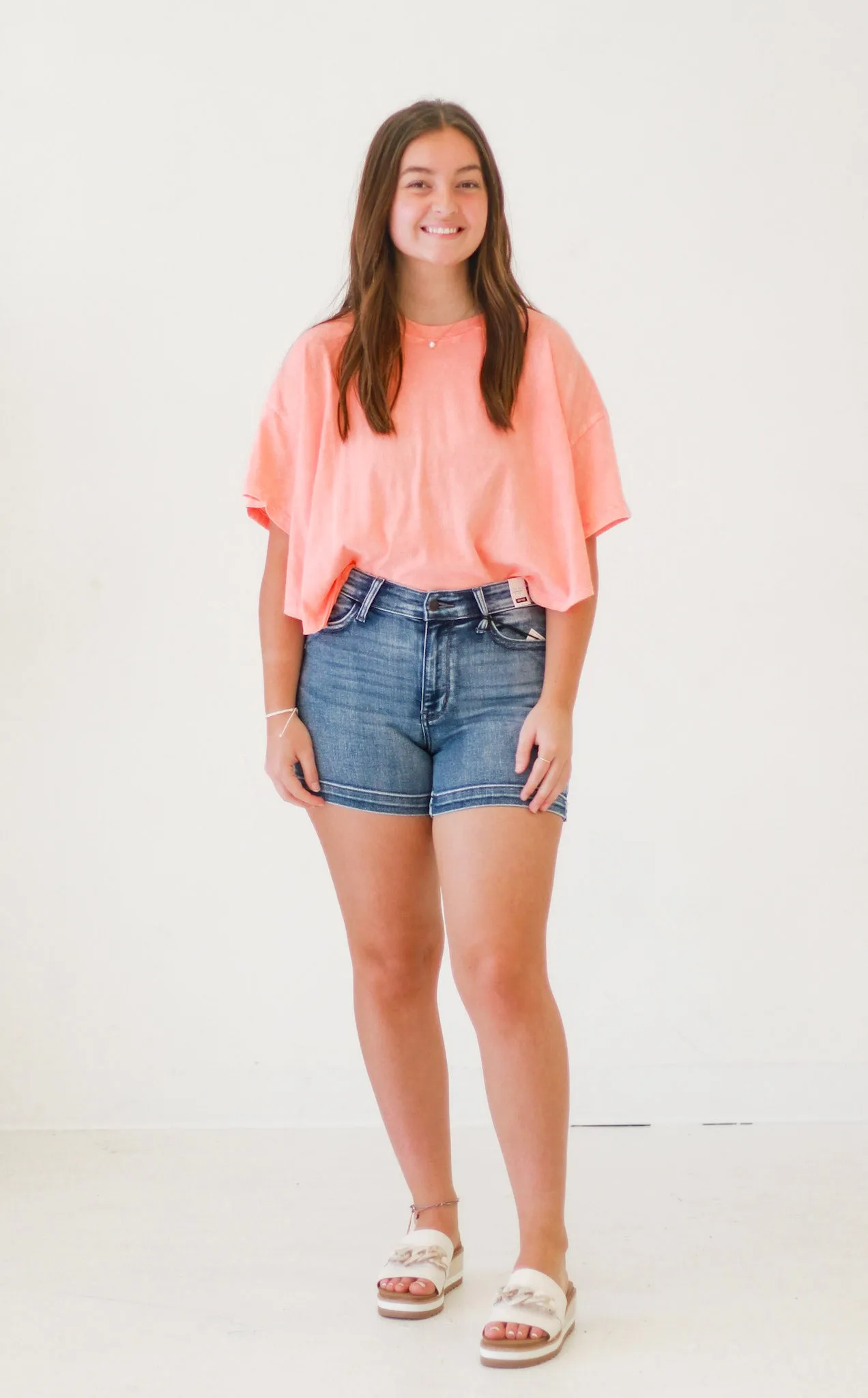 Way Back When Denim Judy Blue Shorts