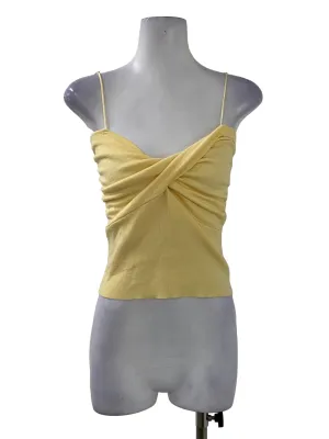 Yellow Ribbed Top