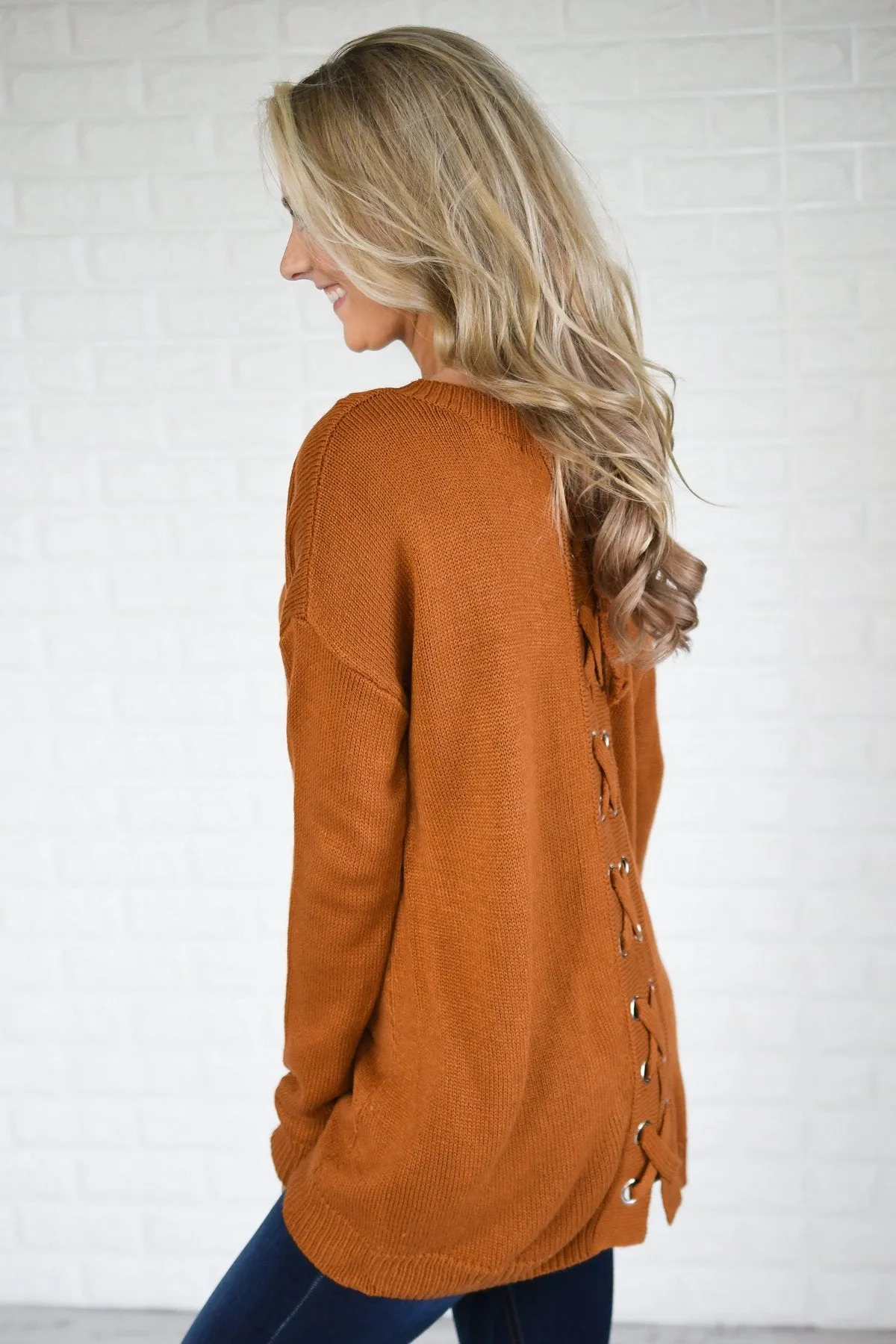 You Get My Love Top ~ Rust Orange