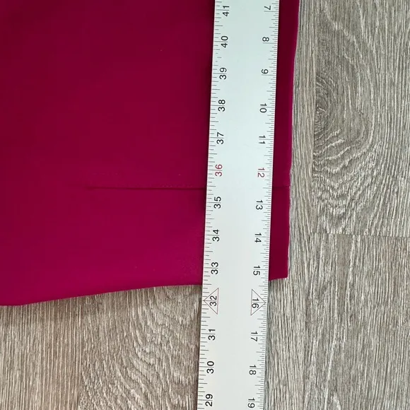 Zara EUC Fuchsia Pencil Midi Skirt Size M Split High Waist Tube Bodycon